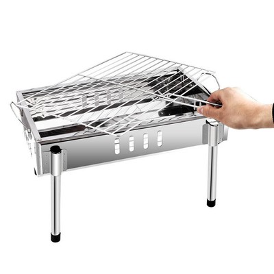 Tragbar Minigrill Holzkohlegrill Kohlegrill Tischgrill CampinggrillPicknick K6Z8