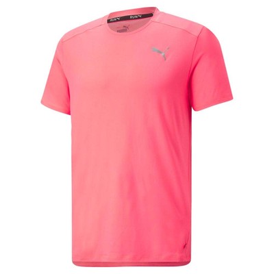 

Puma Cloudspun Running Crew Neck Short Sleeve Athletic T-Shirt Mens Pink Casual, Розовый, Puma Cloudspun Running Crew Neck Short Sleeve Athletic T-Shirt