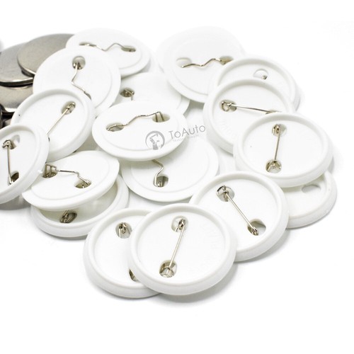 100 Sets Blank Badge Parts Supplies Pin Materials For Button Maker Machine DIY
