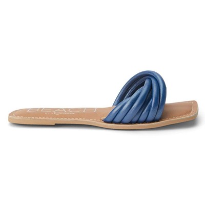

Женские синие повседневные сандалии BEACH by Matisse Gale Slide GALE-401, Синий, BEACH by Matisse Gale Slide
