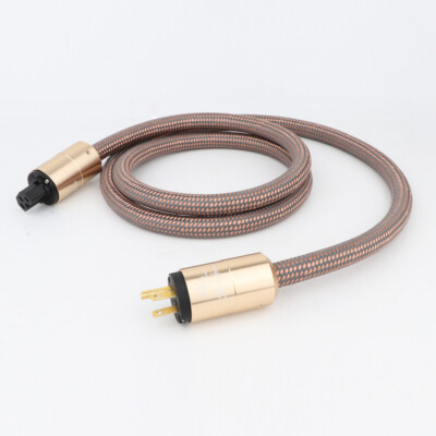 5N Audio OFC US/EU HiFi Audio Power Cable Audiophile Schuko Main Supply Cord