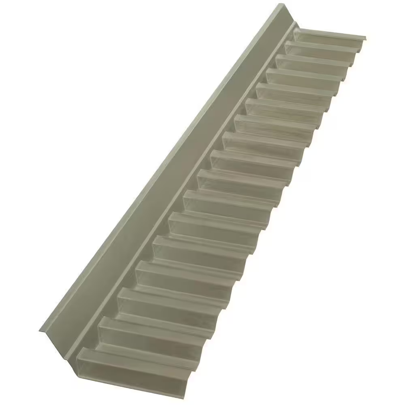 4 Ft. Solar Grey Polycarbonate Wall Connector Flashing