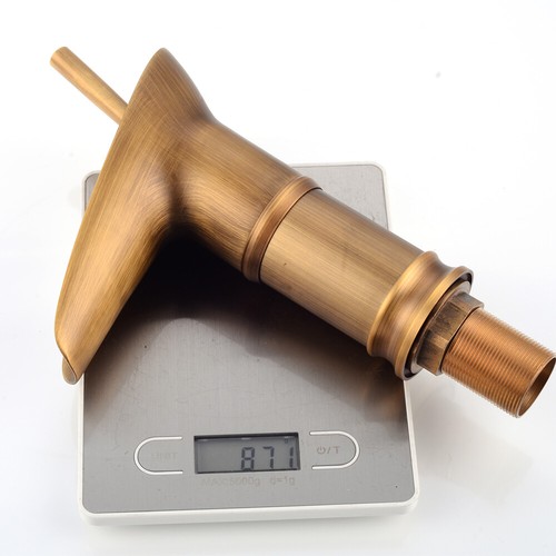 Brass Wasserfall Wasserhahn for Küche/Bad,1-Griff Home Faucet Set