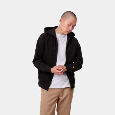 Худи мужское Carhartt WIP Chase черный