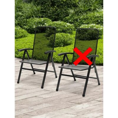 Henley by KETTLER Reclining Indoor/Outdoor Garden Chair Grey (Missing Chair] A