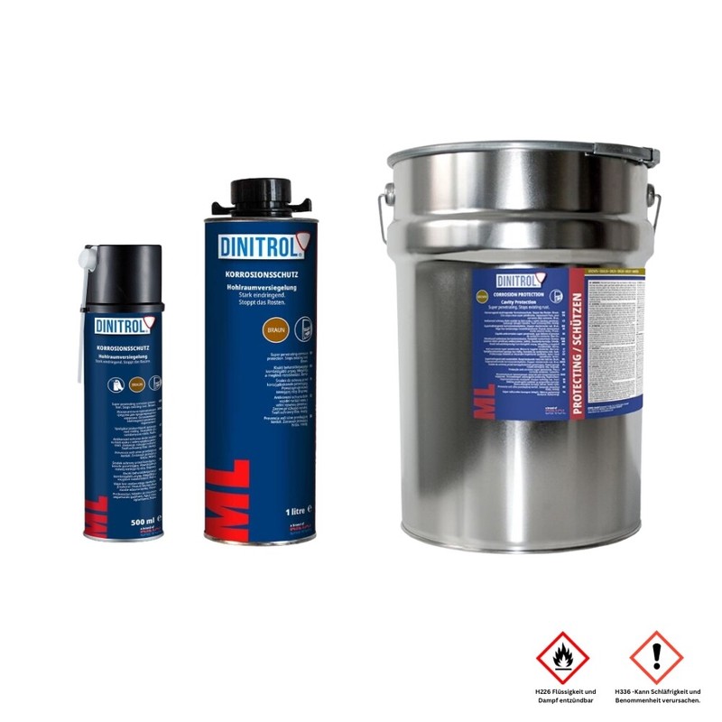 Dinitrol Ml Korrosionsschutzmittel Universell Rostschutz Hohlraumversiegelung 