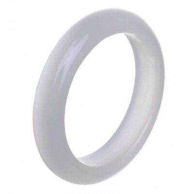 Ring aus Katzenauge, grau, glatt, Damenring, Fingerring, Steinring, schlicht