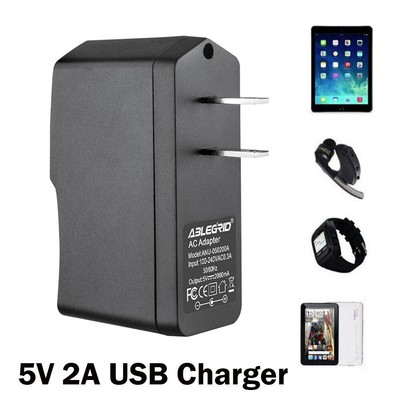 AbleGrid 5V 2A USB Charger Adapter for Xiaomi Redmi Note 2 3 3x 4 5 5c 5s 6 Plus