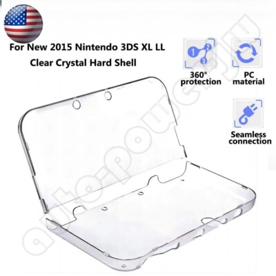 For New 2015 Nintendo 3DS XL/LL Clear Crystal Hard Shell Protective Case Cover