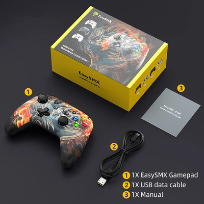 Easysmx 9124 Wireless Gamepad, Bluetooth Joystick Switch Controller Compatible