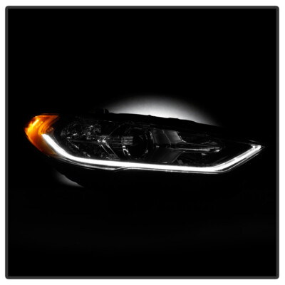 2017-2020 Ford Fusion Halogen w/LED DRL Projector Headlight Headlamp - Passenger