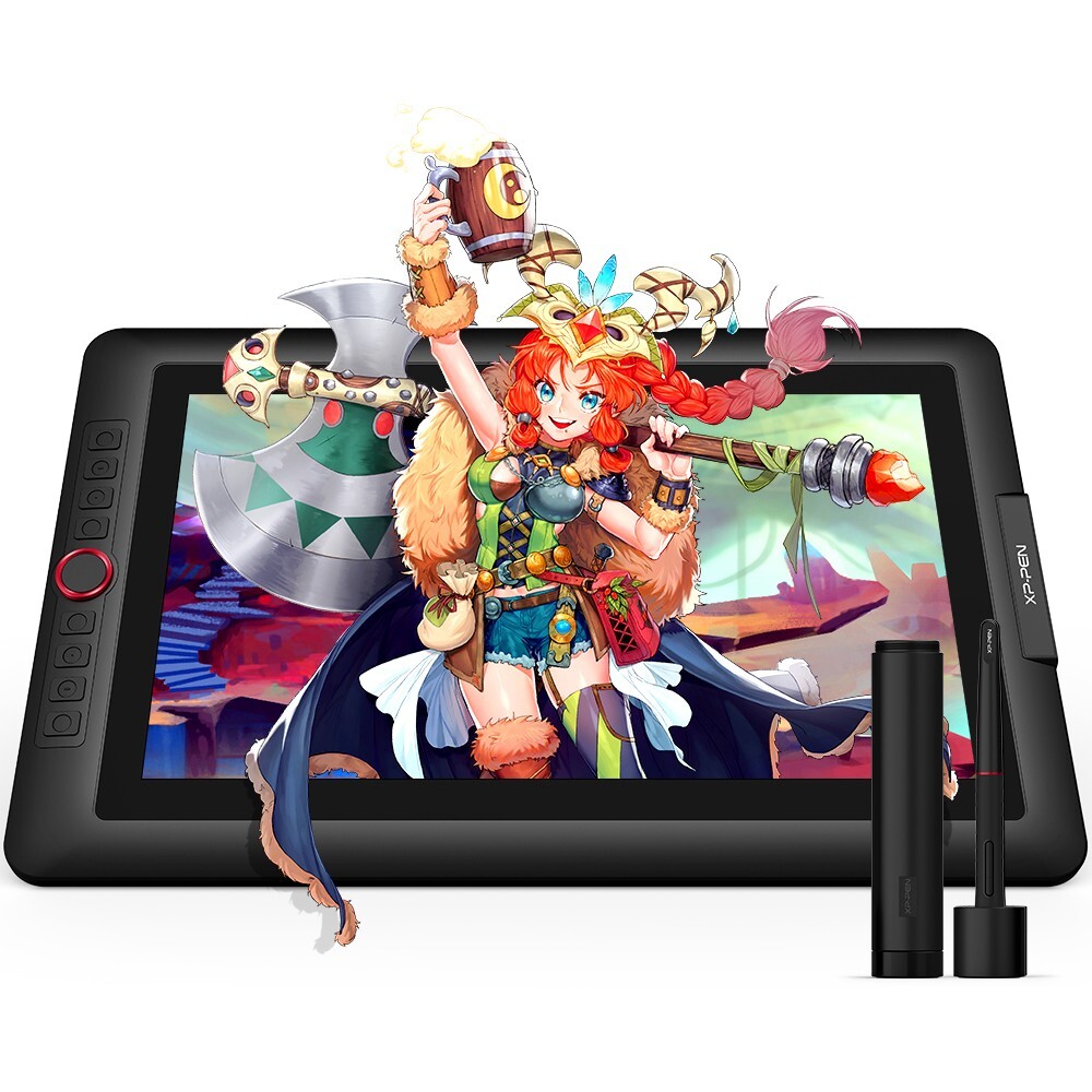XP-Pen Artist 15.6 Pro Graphics Drawing Tablet Used 60° Tilt
