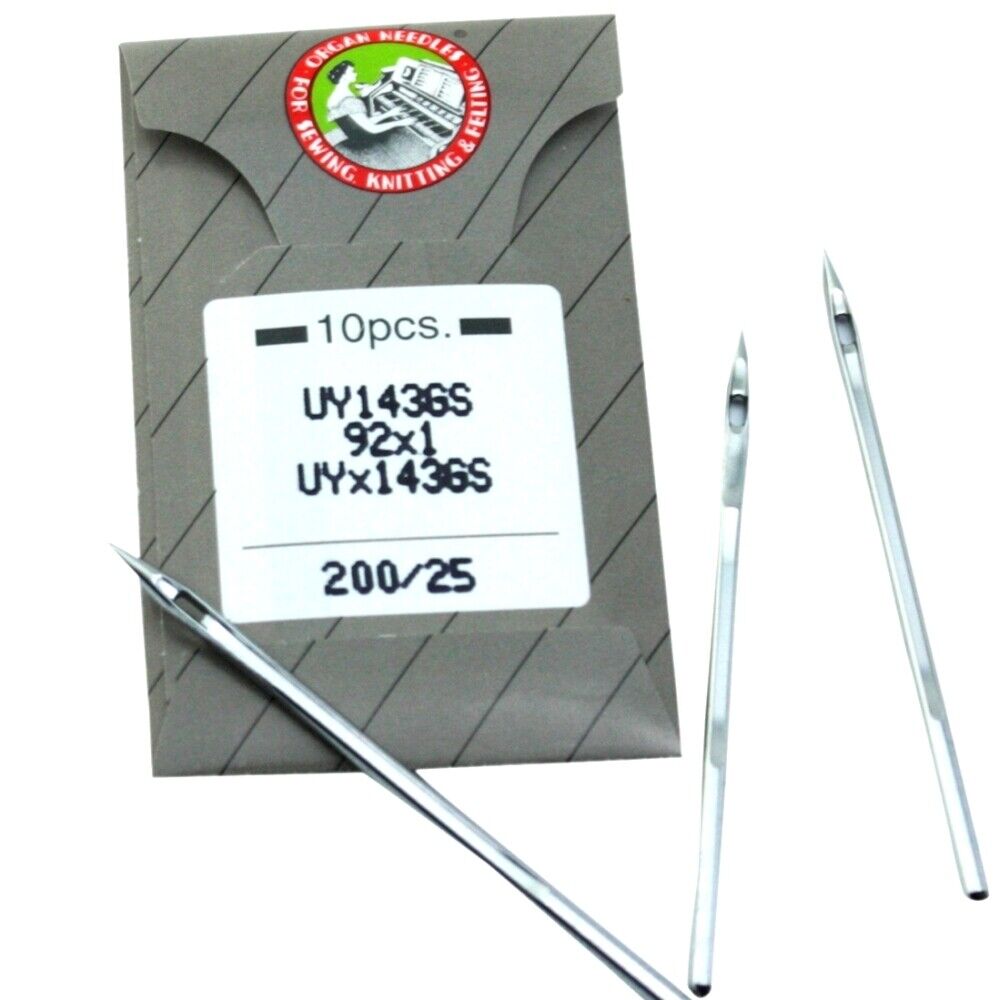 10 Organ DNX1 92X1 Size 25 Needles for Newlong NP-7A Bag 10 Organ DNX1 92X1 Size 25 Needles for Newlong NP-7A Bag