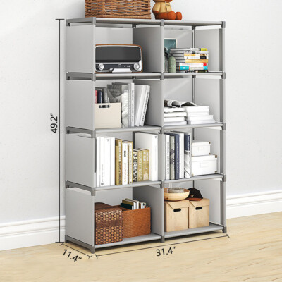 DIY Bookshelf Cube Storage Shelf Rack Organizer Bookcase Livingroom Home Office