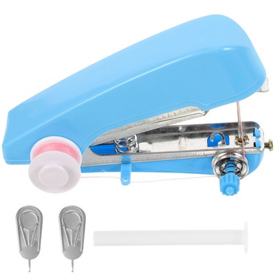 1PC Sewing Machine Mini Cordless Handheld Manual Sewing Machine for Needlework