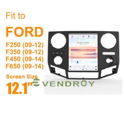 Android 11 Tesla Style Full Screen GPS Radio for Ford F250 F350 2009-2014 12.1''