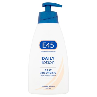 E45 Daily Moisturiser Lotion Pump for dry skin 400ml
