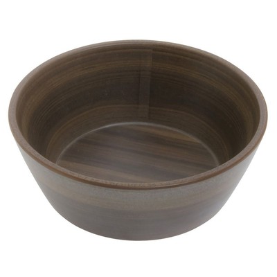 HUBERT  Serving Bowl with Acacia Finish - 6'' Dia x 2 1/4'' H