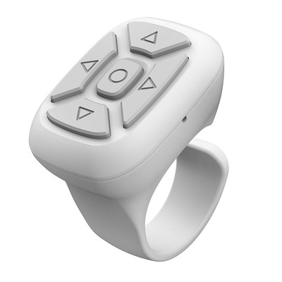 Portable Wireless Bluetooth-compatible Ring Remote Control Fingertip Selfie