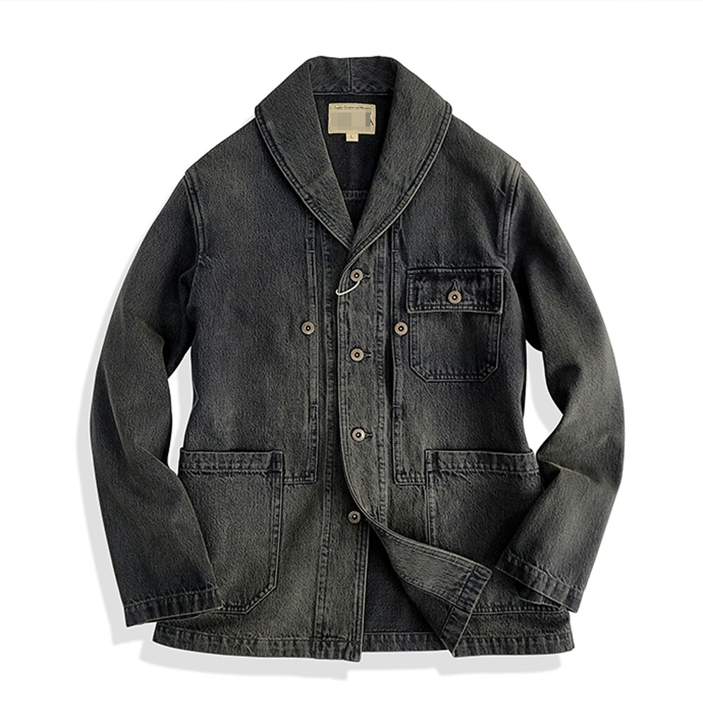 ジャケット・アウター LIDNM SHAWL COLLAR REVER COAT M LIDNM