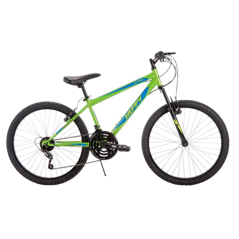Durable Multicolored Crafted Steel Frame Alpine 24 in. Men's Mountain Bike