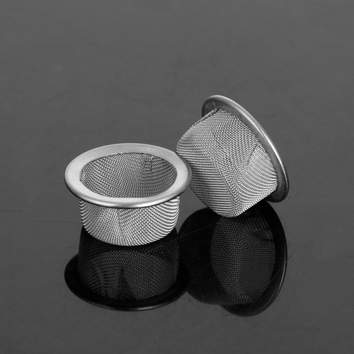 40PCS Tobacco Smoking Pipe Metal Filter Screen Steel Mesh Concave Bowl