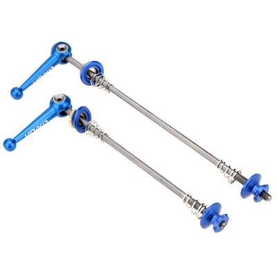Lixada 2Pcs Ultralight Bicycle Skewers Quick Release Titanium Axle QR S1B6