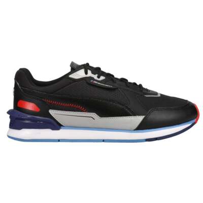 

Мужские черные кроссовки Puma Bmw M Motorsport Low Race на шнуровке, повседневная обувь 306805-, Черный, Puma Bmw M Motorsport Low Race Lace Up
