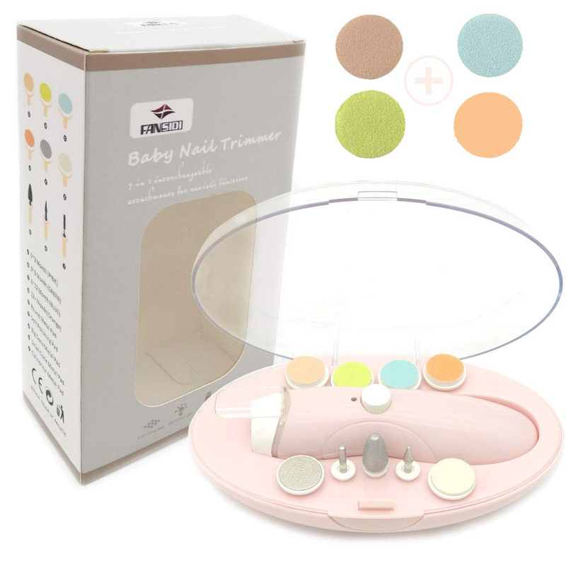 Rechargeable Baby Nail File, Fansidi Electric Baby Nail Trimmer for Newborn Infa