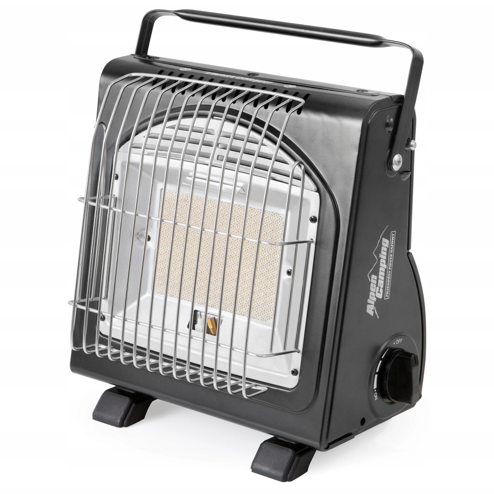 2in1 Tragbare Gasheizung Camping Gaskocher Butan Gasheizung Keramik 1,7KW