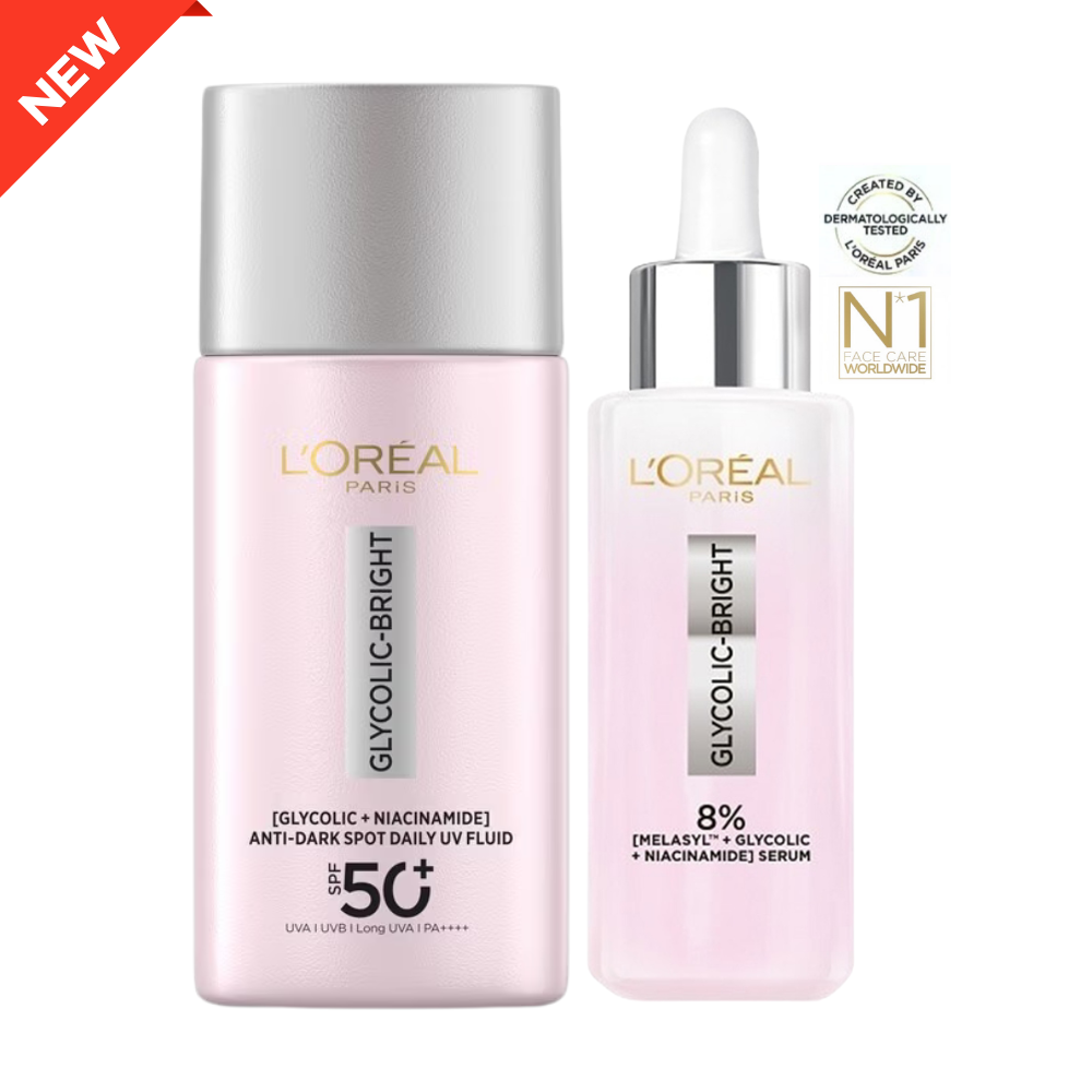 ロレアルパリ　GLYCOLIC-BRIGHT シリーズ　2点 2x L'Oréal Paris Glycolic Bright Instant Glowing Serum New 8