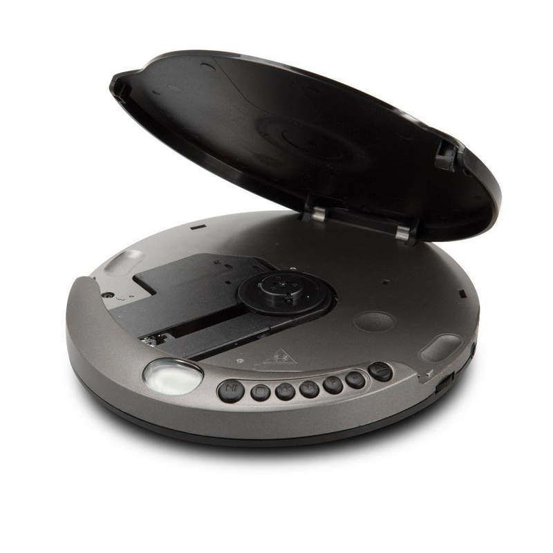 GPX PC807B Personal Portable MP3/CD Player with Anti-Skip Protection Stereo Earb