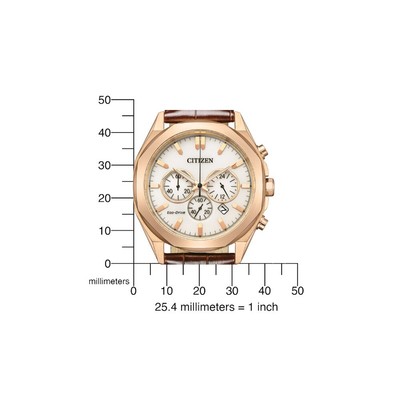 Pre-owned Citizen Ca4593-15a Mens Watch Eco-drive Chronograph 41mm 10atm
