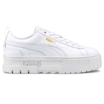 

Puma Mayze Classic Platform Женские белые кроссовки Повседневная обувь 38420901, Белый, Puma Mayze Classic Platform