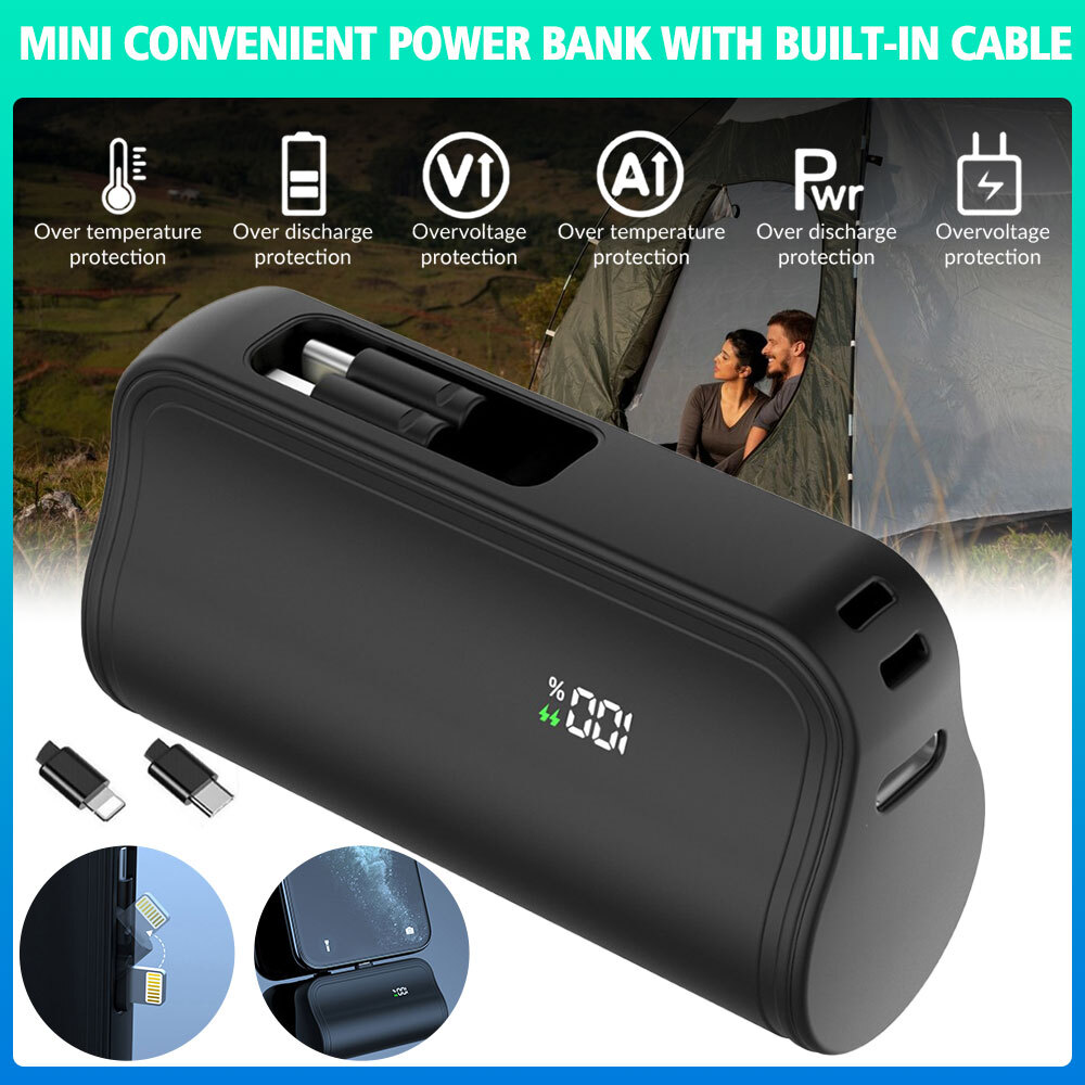 10000mAh Portatil Mini Cargador Power Bank Para iPhone Android Celulares Bateria