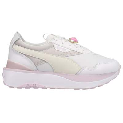 Женские белые кроссовки Puma Cruise Rider Crystal Lace Up Повседневная обувь 383301-01