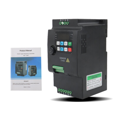 220V Variable Frequency Drive Inverter Converter 3.7KW 4HP 1 To 3 Phase VFD New