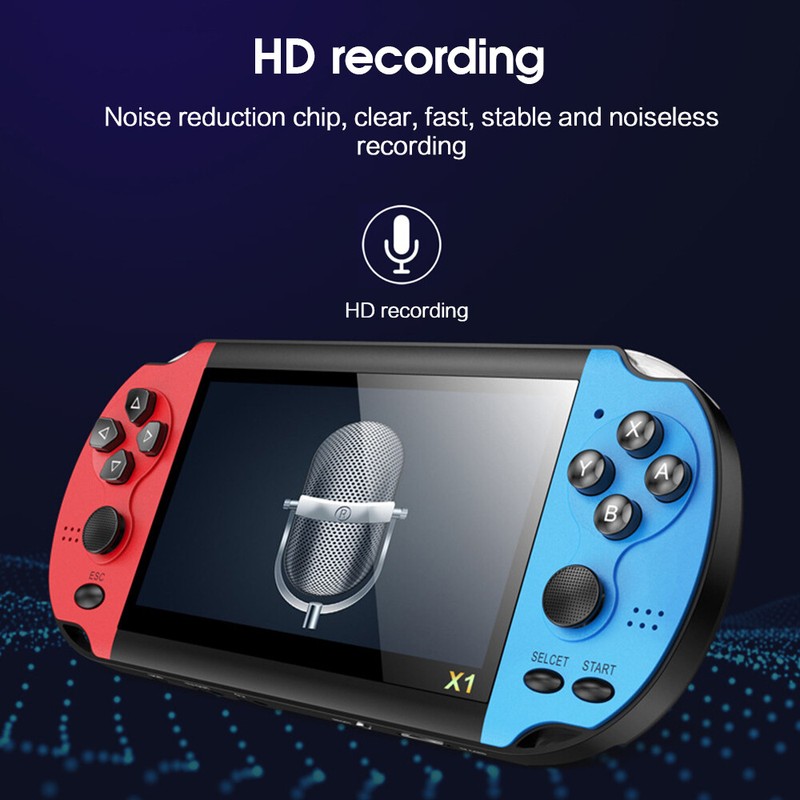 8GB 4 .3 128 Bit Portable Handheld Video Game Console Player 10000 Game 