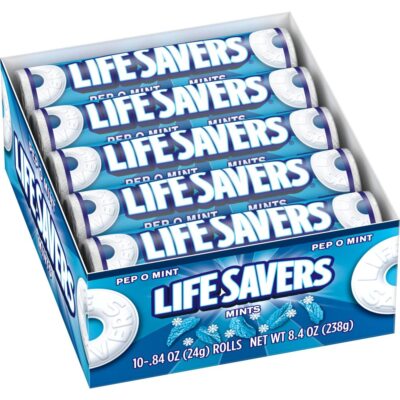 Pep-O-Mint Mints Rolls 16.8 total Ounce Pack of 20