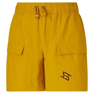 

Puma Stewie X Reintroduce Basketball Shorts Womens Yellow Casual Athletic Bottom, Желтый, Puma Stewie X Reintroduce Basketball Shorts