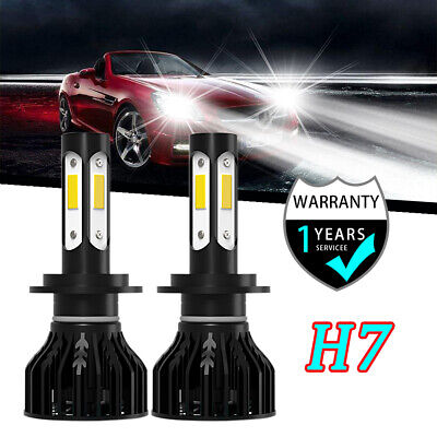 H7 LED Headlight Bulb Kit for Mercedes Benz SL S SLK E C CL Class High Low Beam