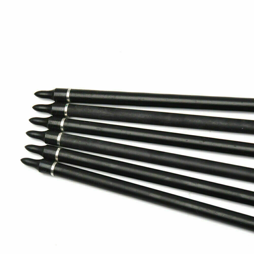 12Pcs 33inch Carbon Hunting Arrows Archery Target Arrows with 5" Turkey Feathers