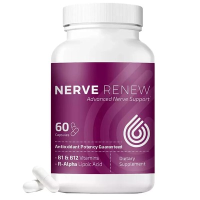 Nerve Renew Nerve Repair LIFE B1 B12 Vita R-Alpha 60 Pills RENEW Nerve Pack of 1