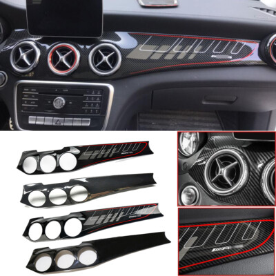 ABS Central Console Dashboard Panel Cover For Benz GLA X156 CLA W117 Class 13-19