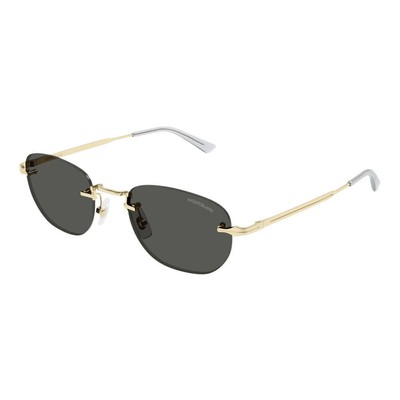 MONTBLANC MONT BLANC MB0303S-001 GOLD SUNGLASSES