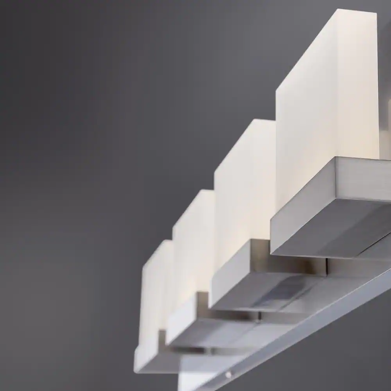 4-Light LED Bath Bar Light Brushed Nickel Bathroom Vanity LIghting Fixture