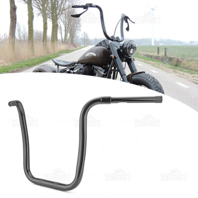 Rise 16'' Ape Hanger Bar Handlebar For Dyna Wide Glide Softail Fat Bob Road King
