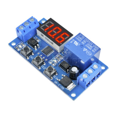 12V Digital LED Display Delay Timer Control Switch Automation Relay Module USA