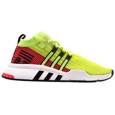 

Adidas Eqt Support Mid Adv Primeknit Lace Up Mens Size 10.5 D Sneakers Casual S, Желтый, adidas Eqt Support Mid Adv Primeknit Lace Up