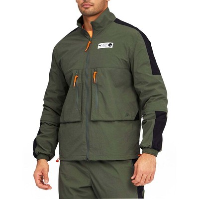 

Мужская зеленая повседневная спортивная верхняя одежда Puma Parquet Warm Up Full Zip Jacket 599932, Зеленый, Puma Parquet Warm Up Full Zip Jacket